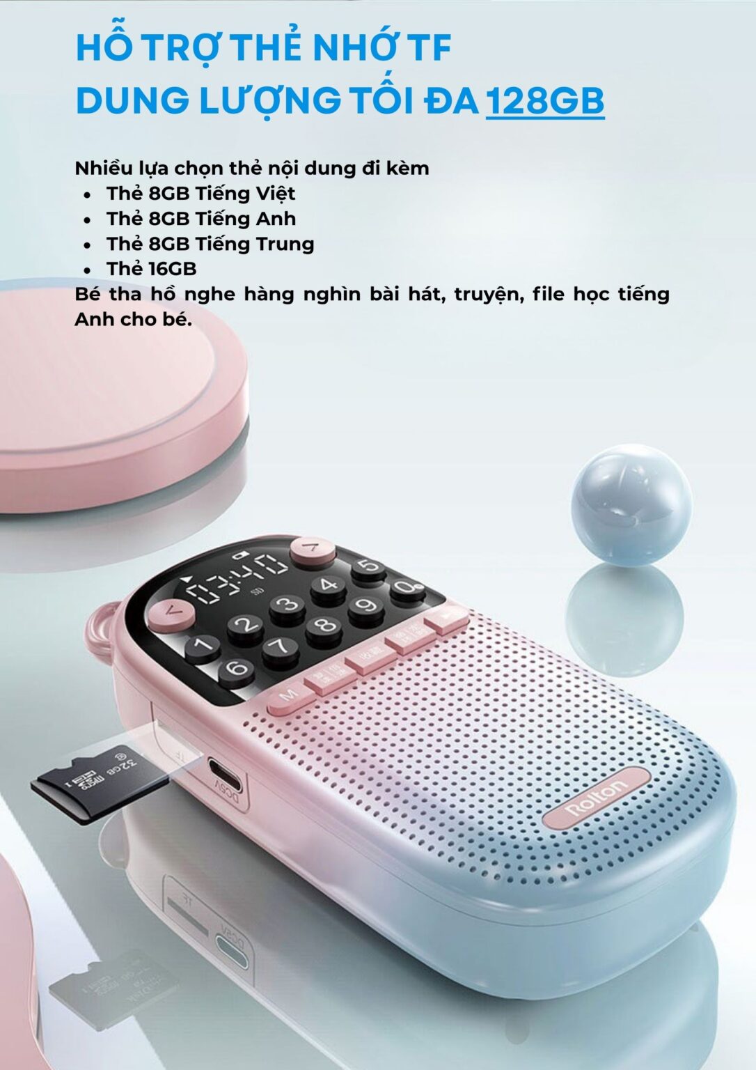 Loa học ngoại ngữ hình 5